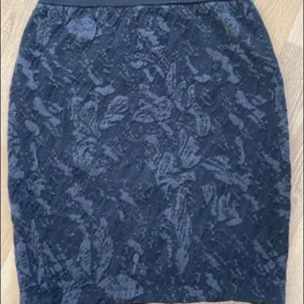 EILEEN FISHER Women’s Washable Wool Jacquard Pencil Textured Skirt Size M